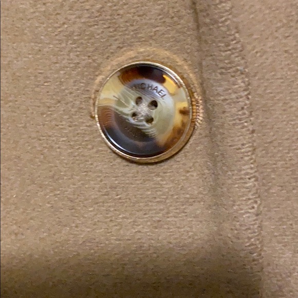 Michael Kors Camel Wool Pea Coat size Small - Picture 3 of 11
